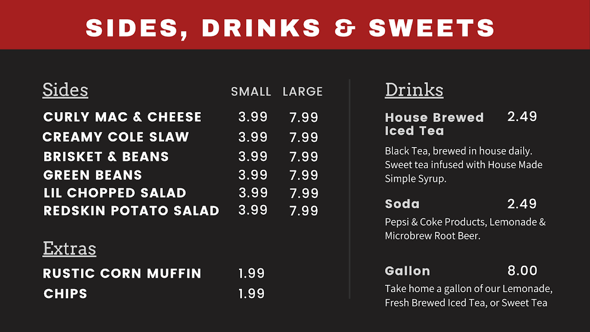 Deet's Bbq, Oregon, Oh Menu-2