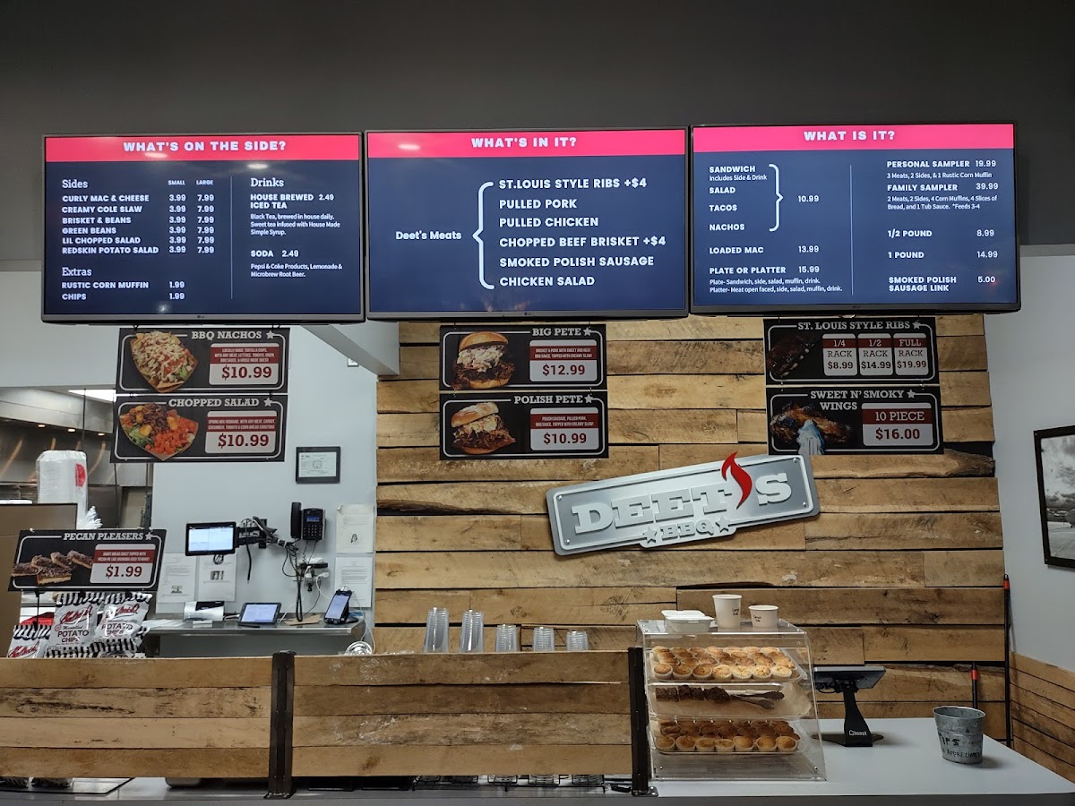 Deet's Bbq, Oregon, Oh Menu-4
