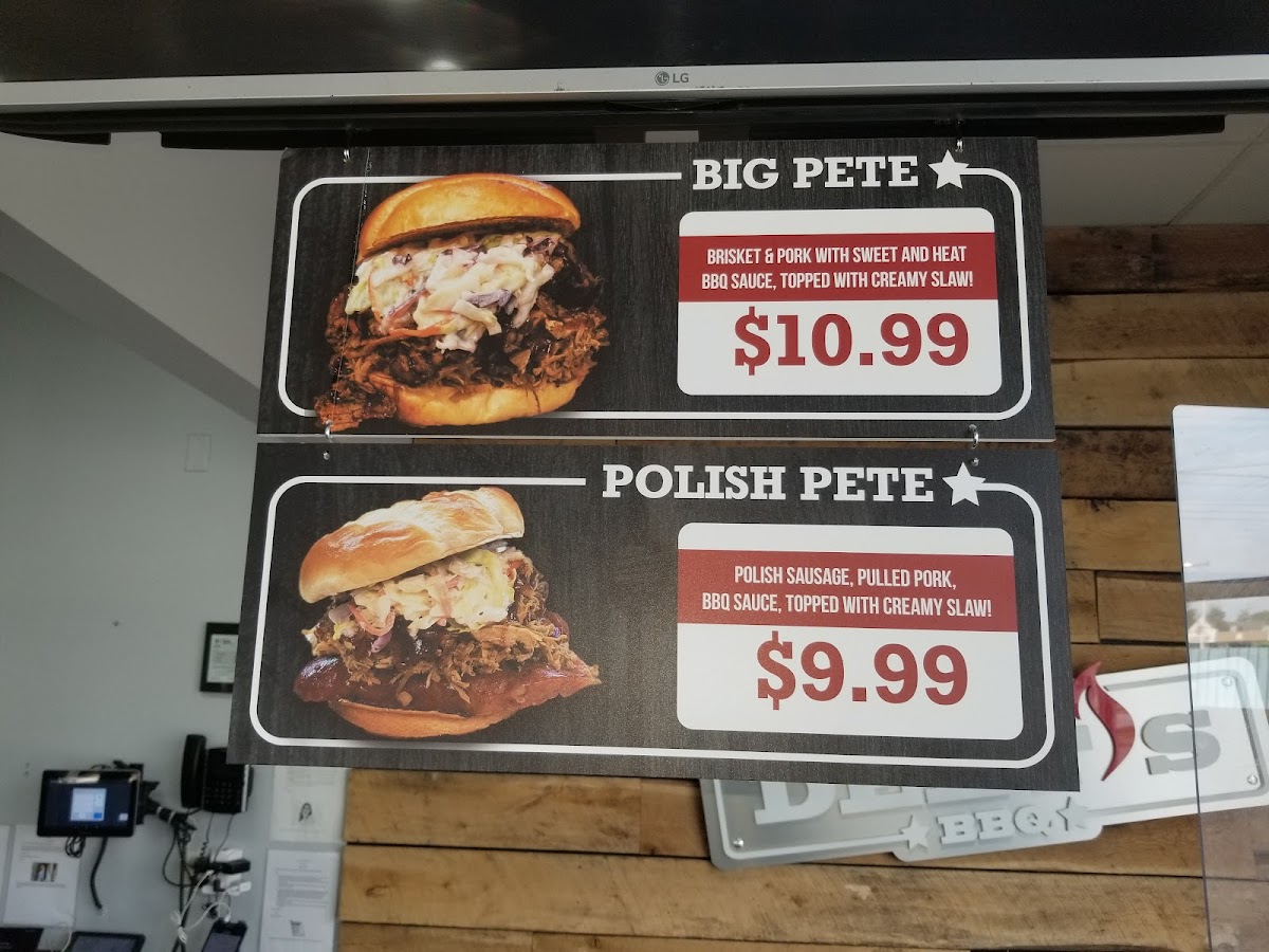 Deet's Bbq, Oregon, Oh Menu-6